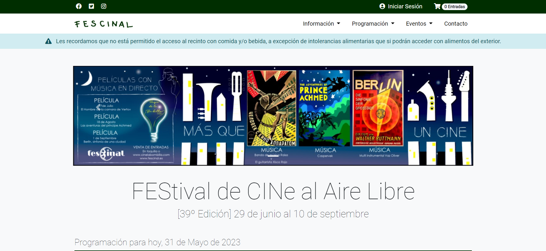 Cine verano Madrid